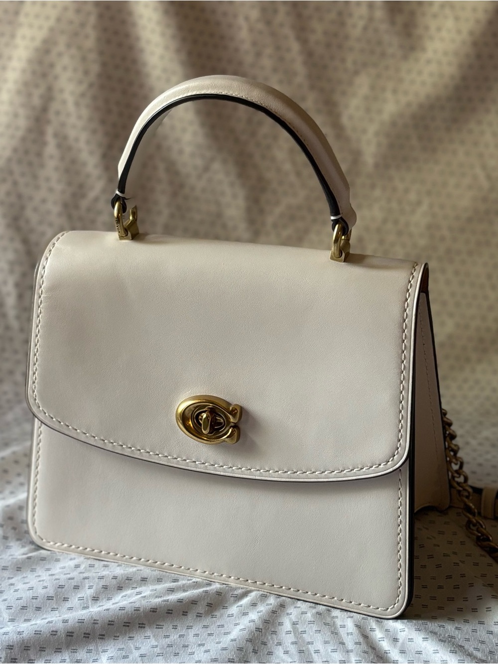 Coach Ivory Leather Crossbody Bag - Picture 6 of 6